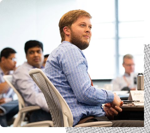 student listening to instructions